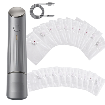 Cordless Handheld Vacuum Sealer – Rechargeable with Reusable Bag