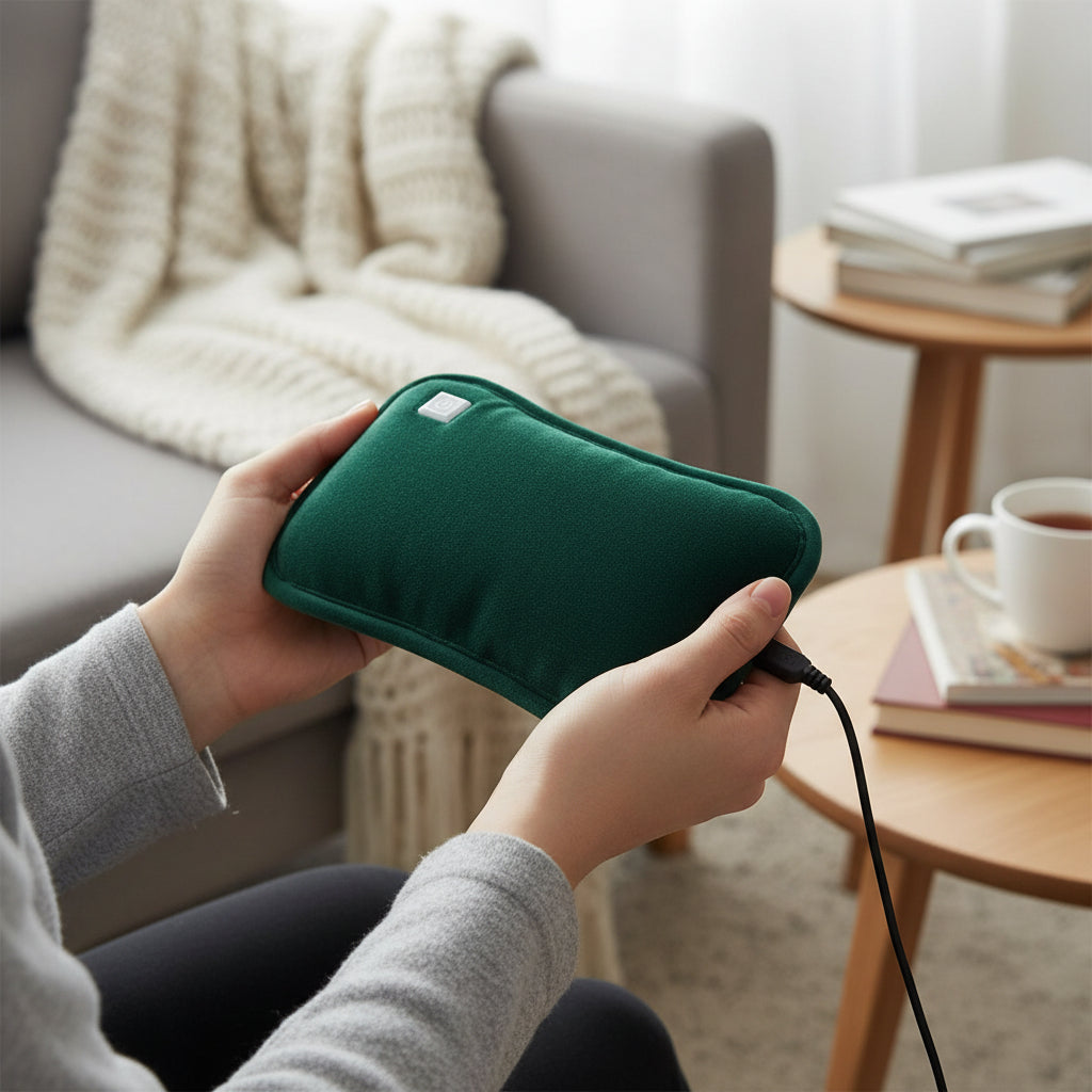 Portable Temperature-Controlled Hand Warmer for Winter Comfort
