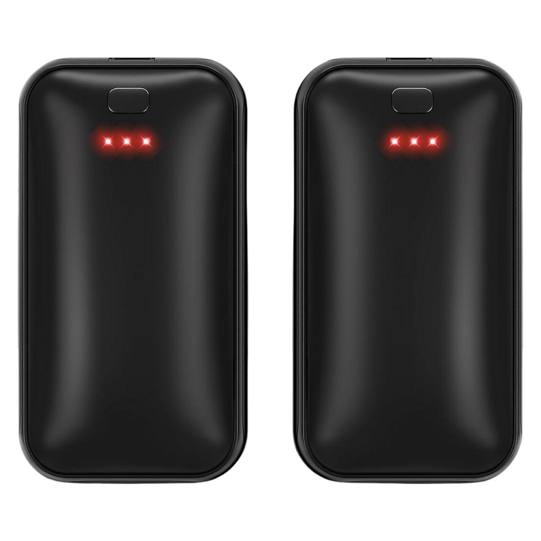 2-Pack USB Rechargeable Pocket Heaters – Electric Hand Warmers