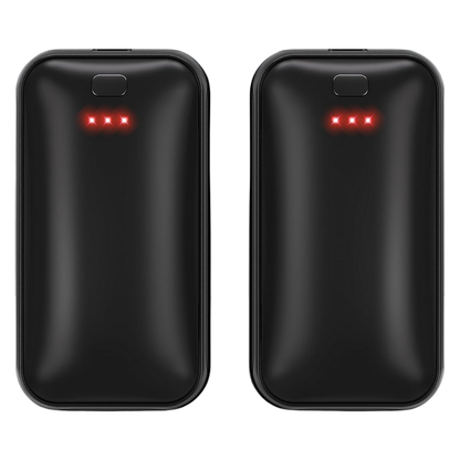 2-Pack USB Rechargeable Pocket Heaters – Electric Hand Warmers