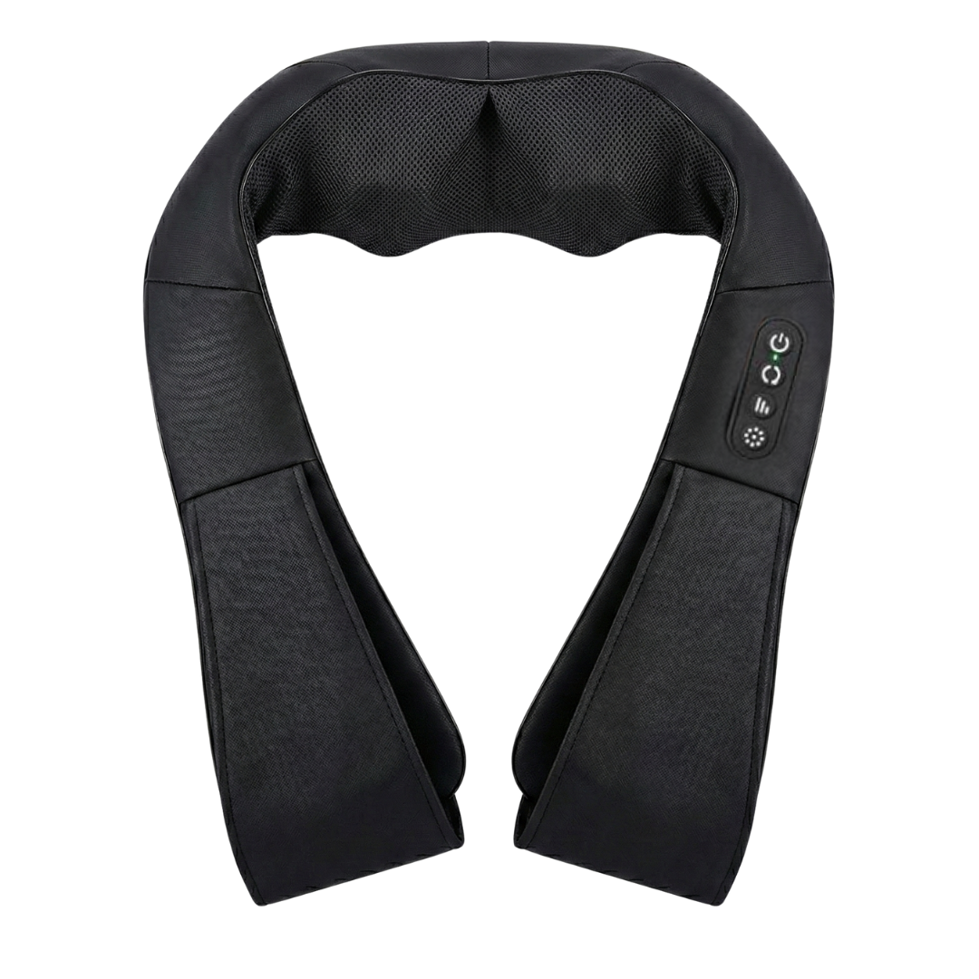 Neck and Shoulder Massager with Heat – 8 Rotating Nodes and Rechargeable