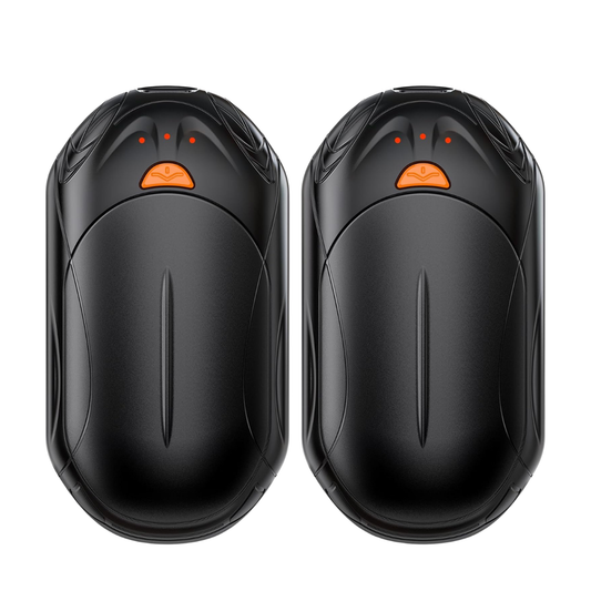Adjustable Heat Levels Hand Warmer Set - Rechargeable Two-Pack