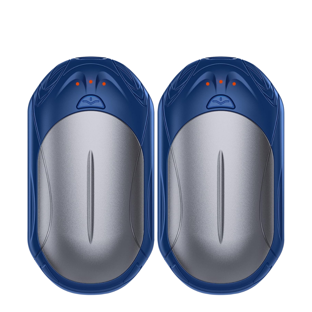 Adjustable Heat Levels Hand Warmer Set - Rechargeable Two-Pack
