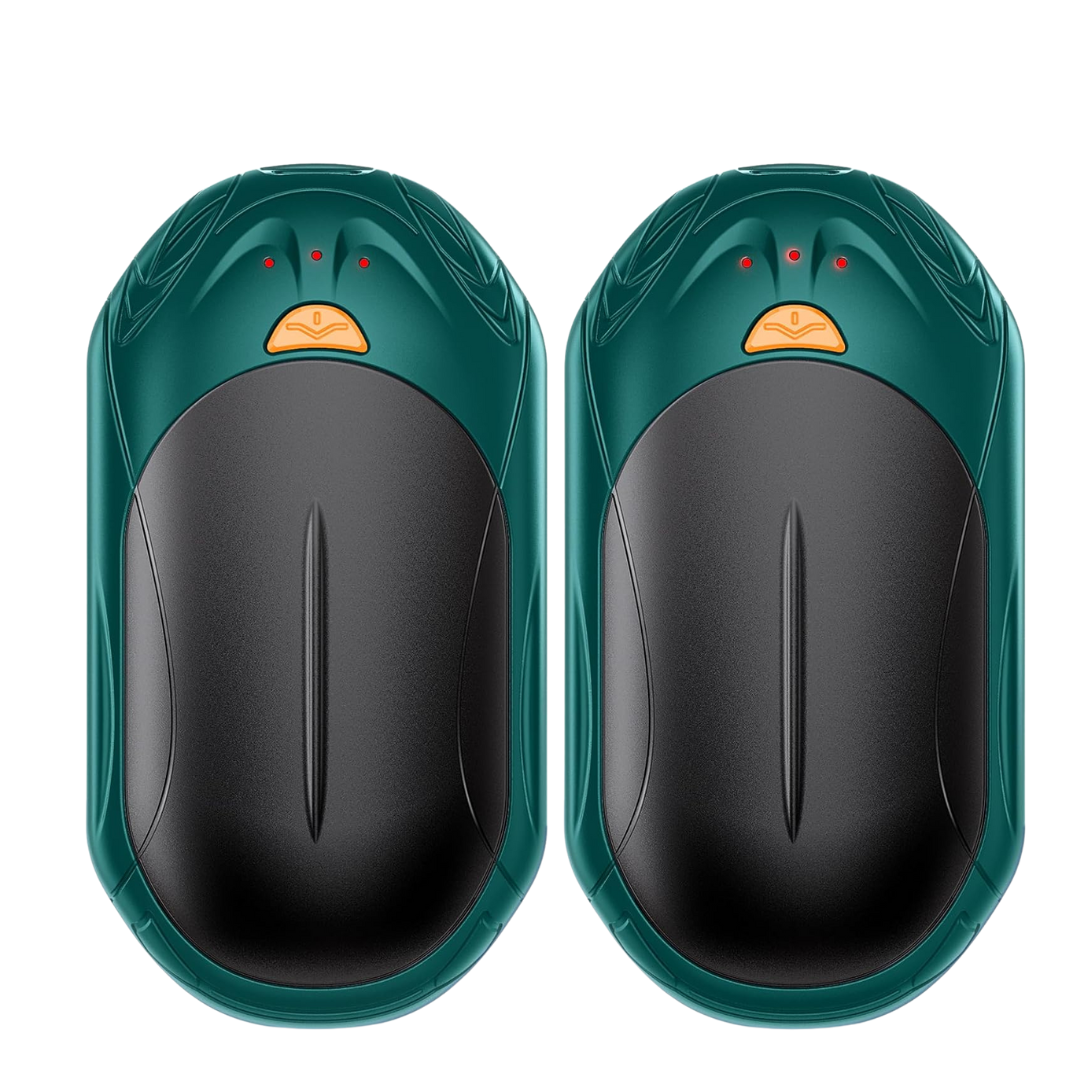 Adjustable Heat Levels Hand Warmer Set - Rechargeable Two-Pack