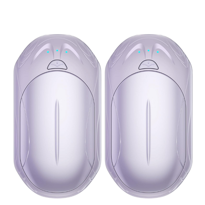 Adjustable Heat Levels Hand Warmer Set - Rechargeable Two-Pack