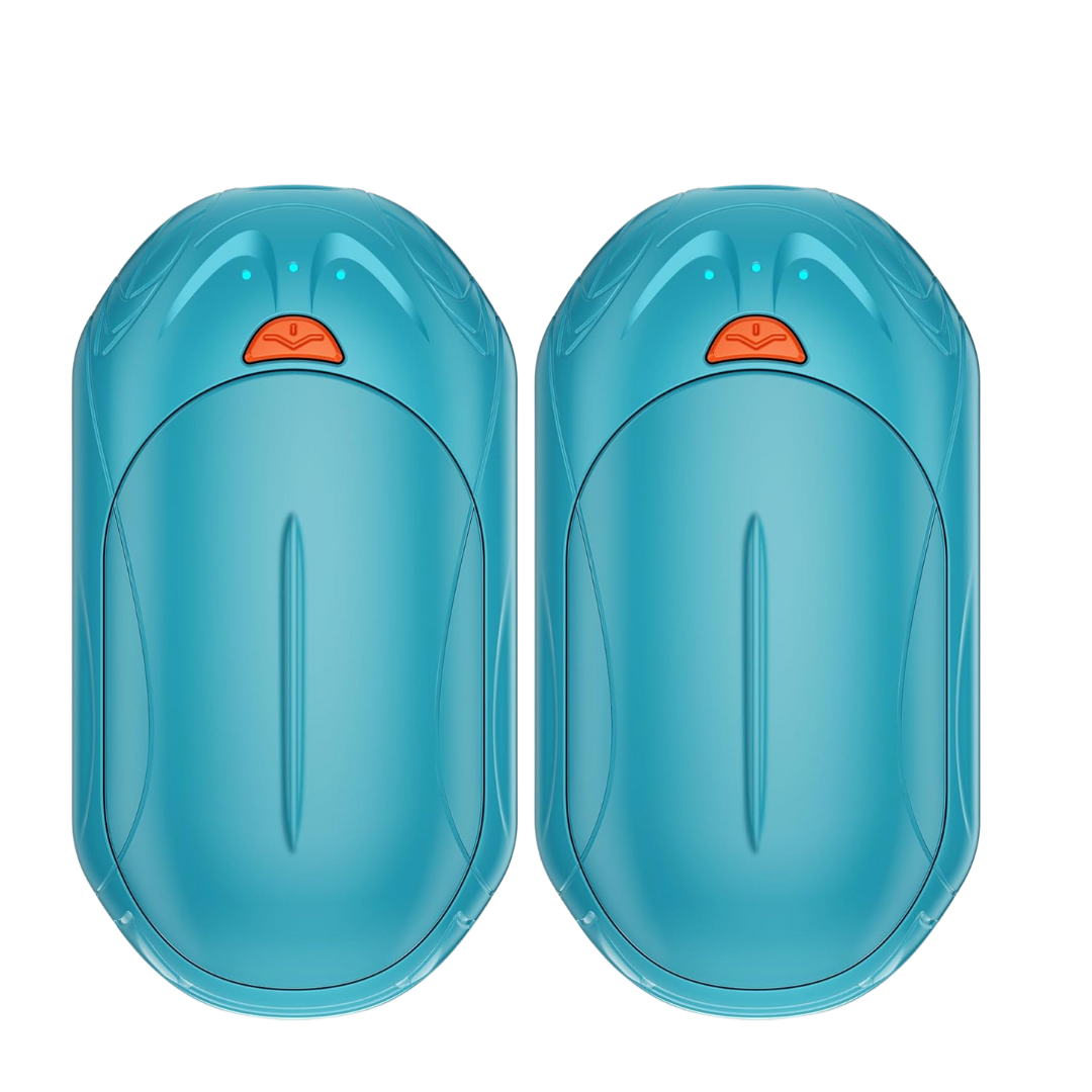 Adjustable Heat Levels Hand Warmer Set - Rechargeable Two-Pack