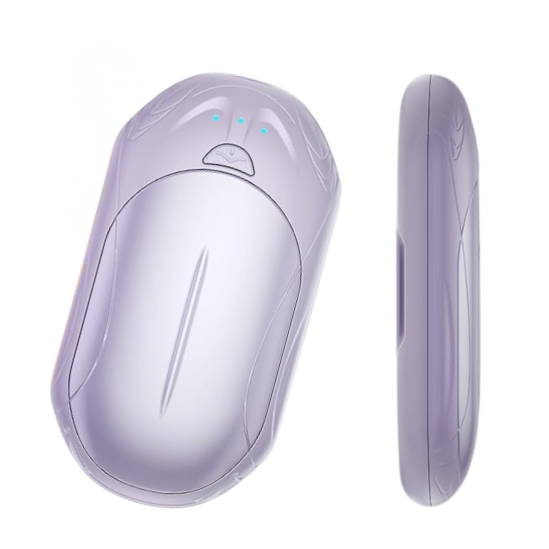 Adjustable Heat Levels Hand Warmer Set - Rechargeable Two-Pack