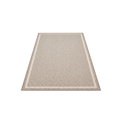 Flat Woven Rectangular Area Rug with TPE Backing for Flooring