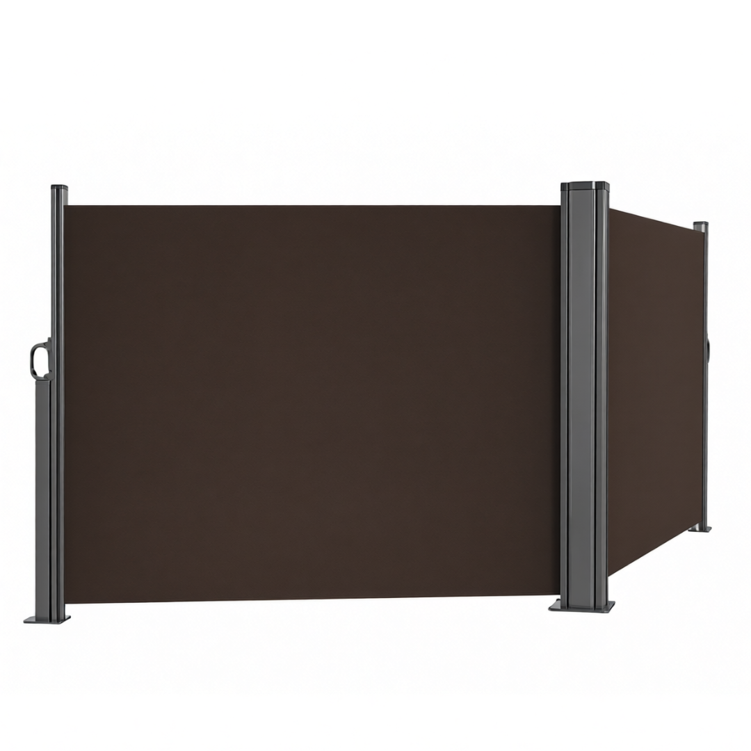 Privacy Screen Awning for Patio - Retractable 237 x 63 Inches