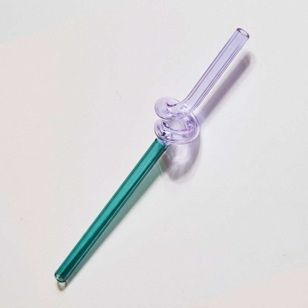 Artisan Glass Drinking Straws - Stylish & Eco-Conscious