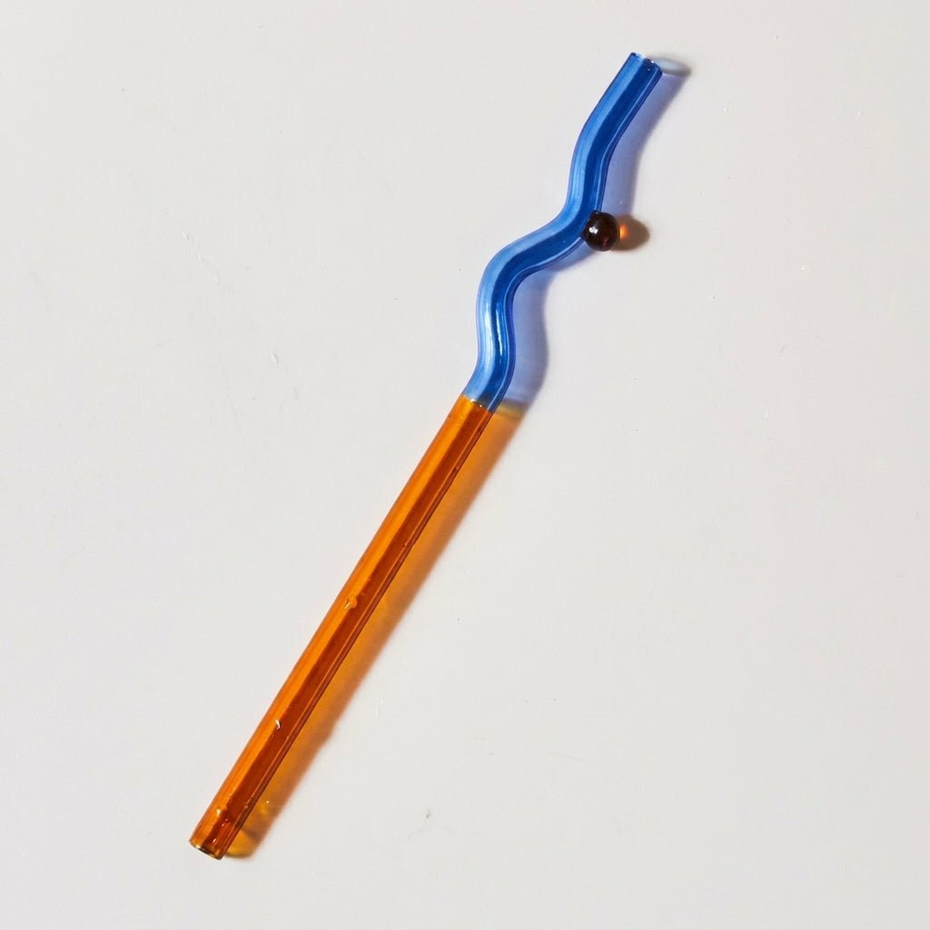 Artisan Glass Drinking Straws - Stylish & Eco-Conscious