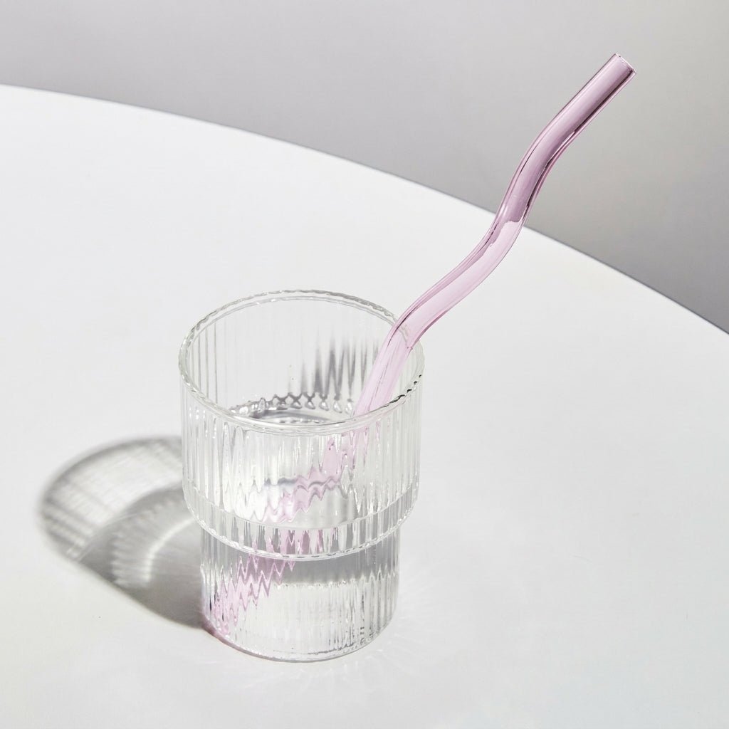 Artisan Glass Drinking Straws - Stylish & Eco-Conscious