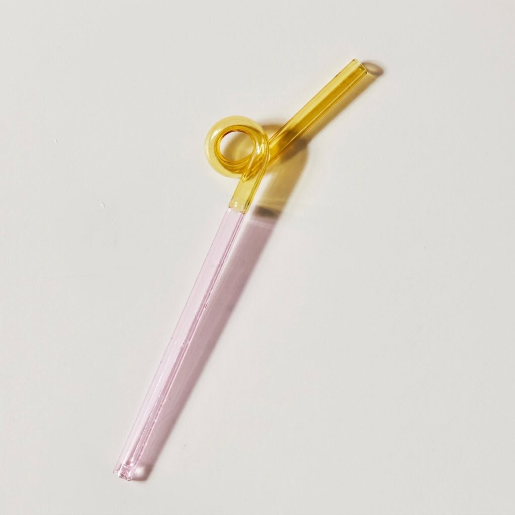 Artisan Glass Drinking Straws - Stylish & Eco-Conscious