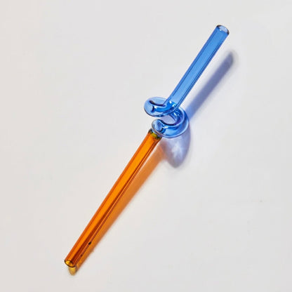Artisan Glass Drinking Straws - Stylish & Eco-Conscious