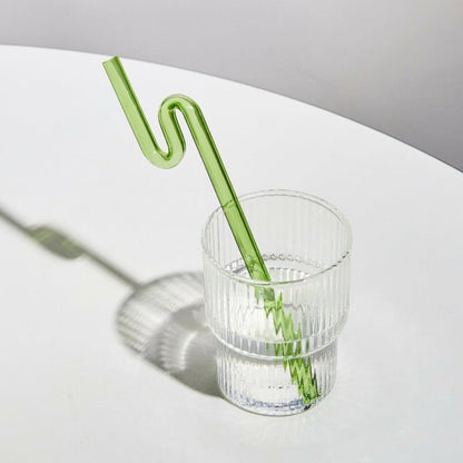 Artisan Glass Drinking Straws - Stylish & Eco-Conscious