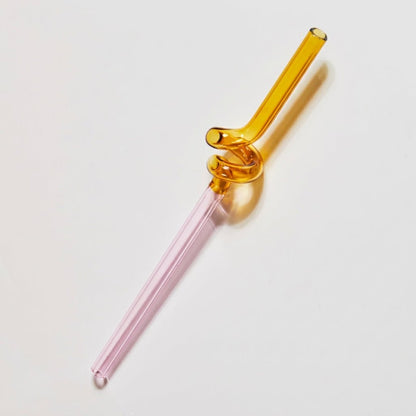 Artisan Glass Drinking Straws - Stylish & Eco-Conscious
