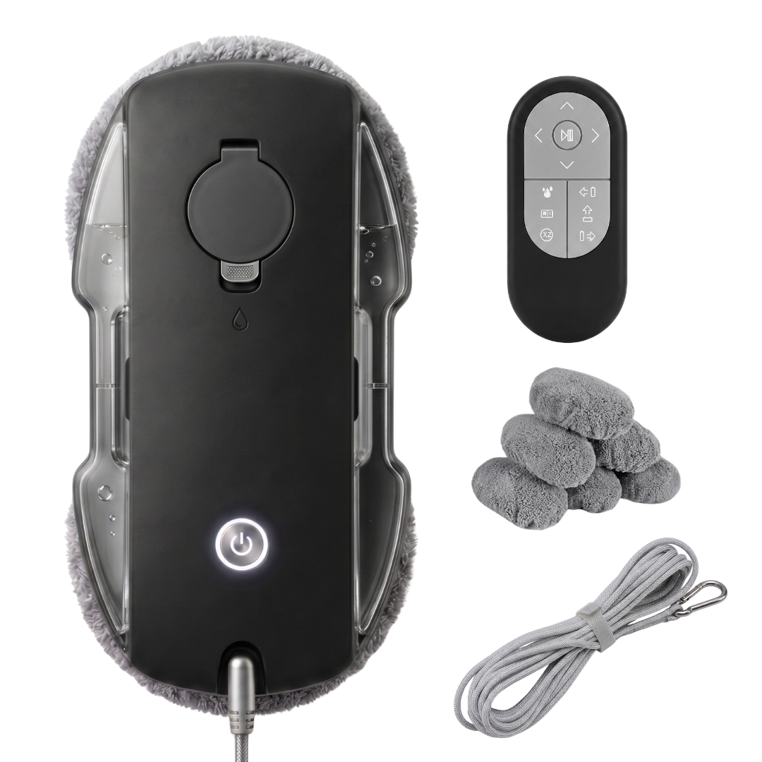Automatic Window Cleaning Robot with 3800Pa Suction and Edge Detection