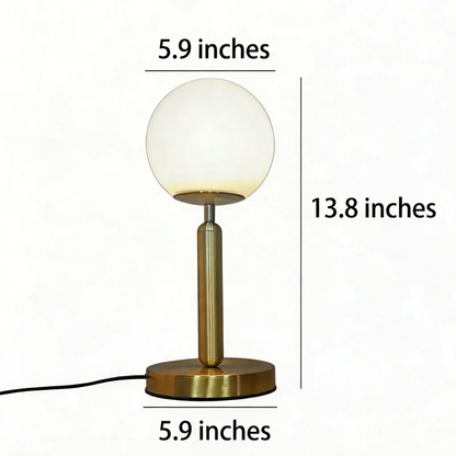Contemporary Glass Sphere Lamp for Stylish Interior Lighting