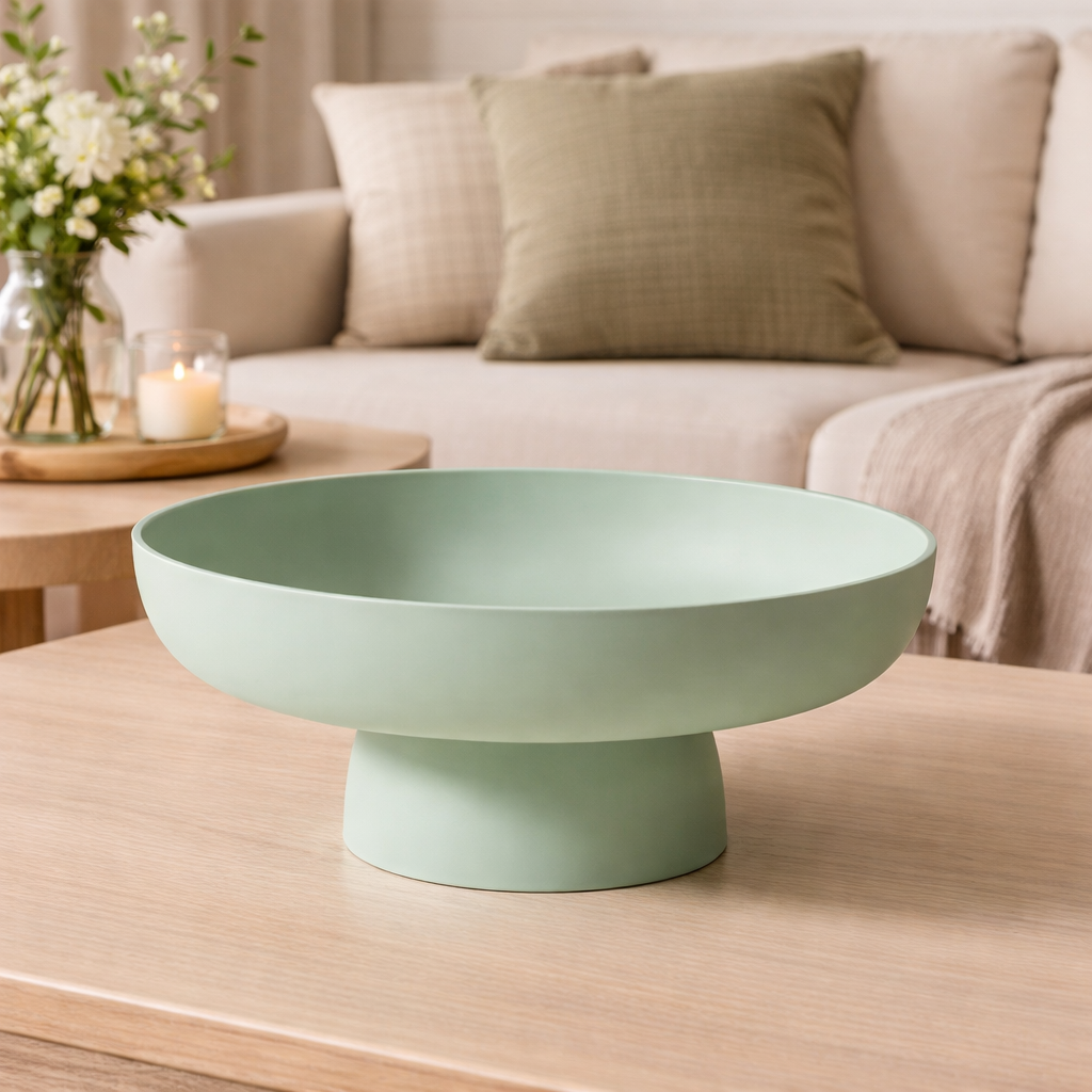 Charming Elevated Ceramic Bowl for Fruit and Snacks