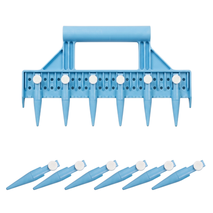 Garden Planting Tool for Seed Spacing and Row Alignment