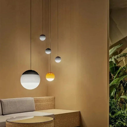 Stylish Pendant Light with Vibrant Color Transitions