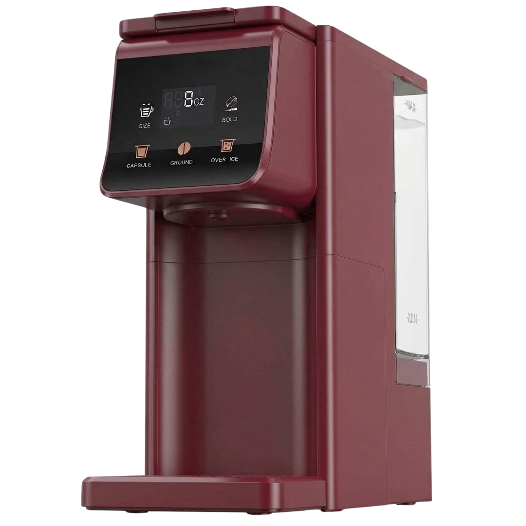 Coffee Brewer for Hot and Iced Drinks - 52 oz Reservoir, 6–14 oz Servings