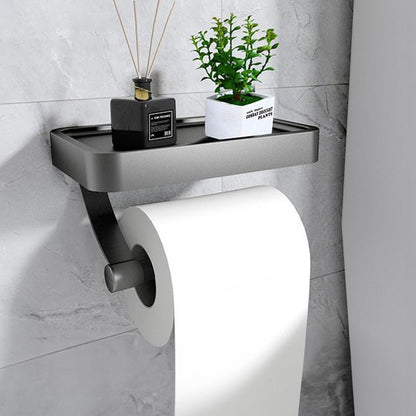 Chic Wall-Mounted Roll Holder for Simple Setup