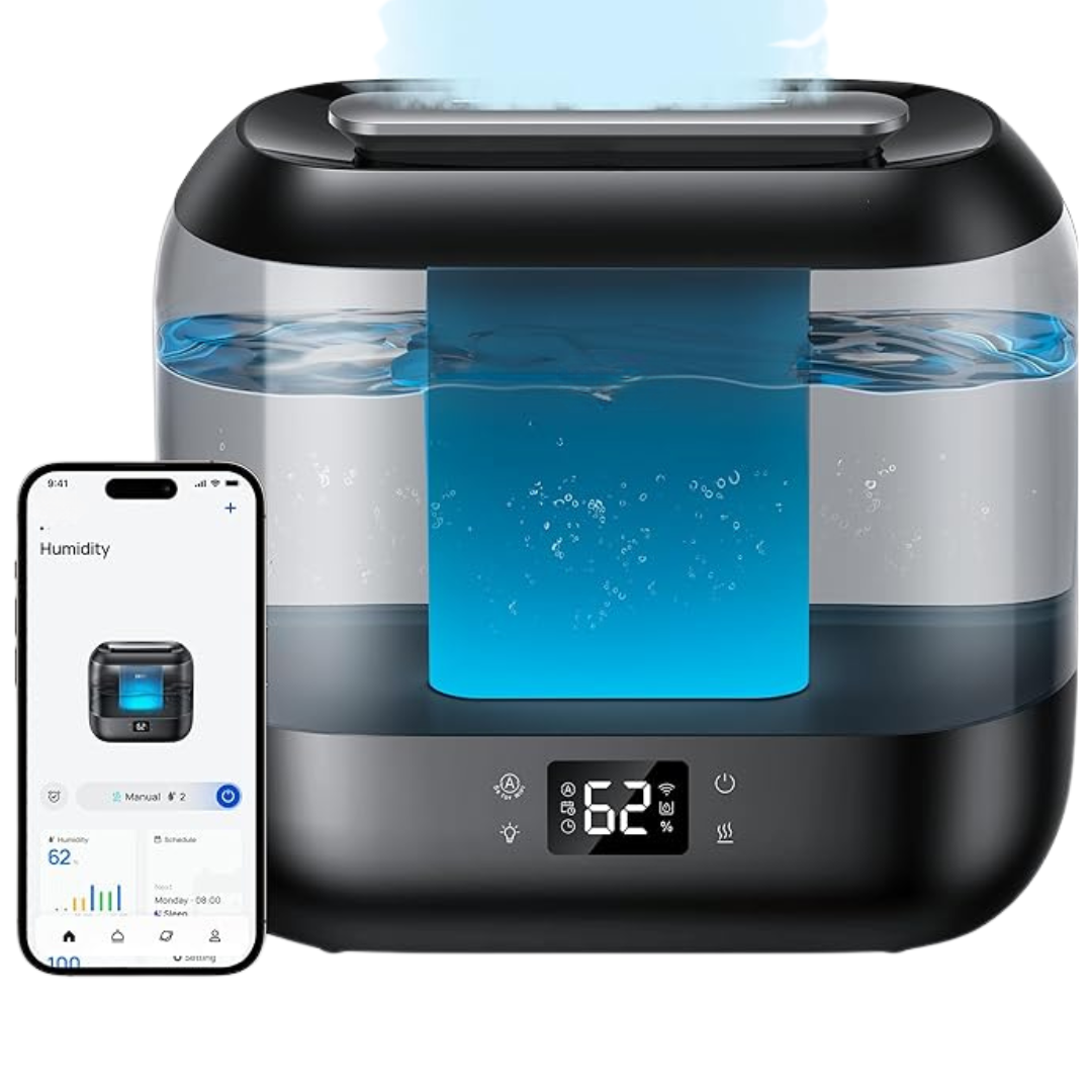 4L Ultrasonic Humidifier with Voice Control, App Function & Nightlight