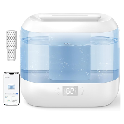 4L Ultrasonic Humidifier with Voice Control, App Function & Nightlight
