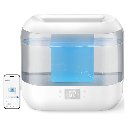4L Ultrasonic Humidifier with Voice Control, App Function & Nightlight