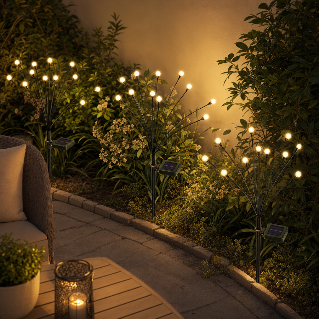 Water-Resistant Solar LED Garden Lights for Landscape Decoration
