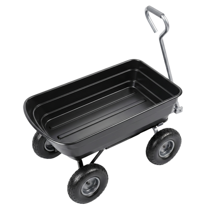 Utility Cart with Steel Frame – 600 lb Capacity for Garden and Yard
