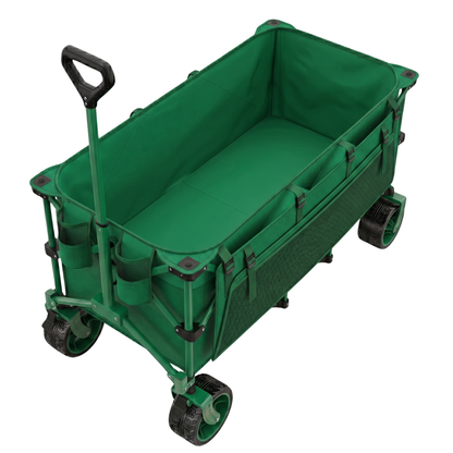 Folding Storage Cart with Steel Frame – 560 lb Load Capacity