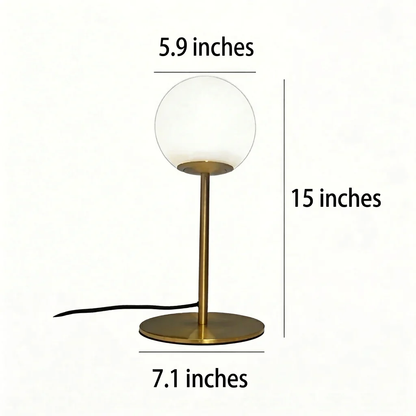 Contemporary Glass Sphere Lamp for Stylish Interior Lighting