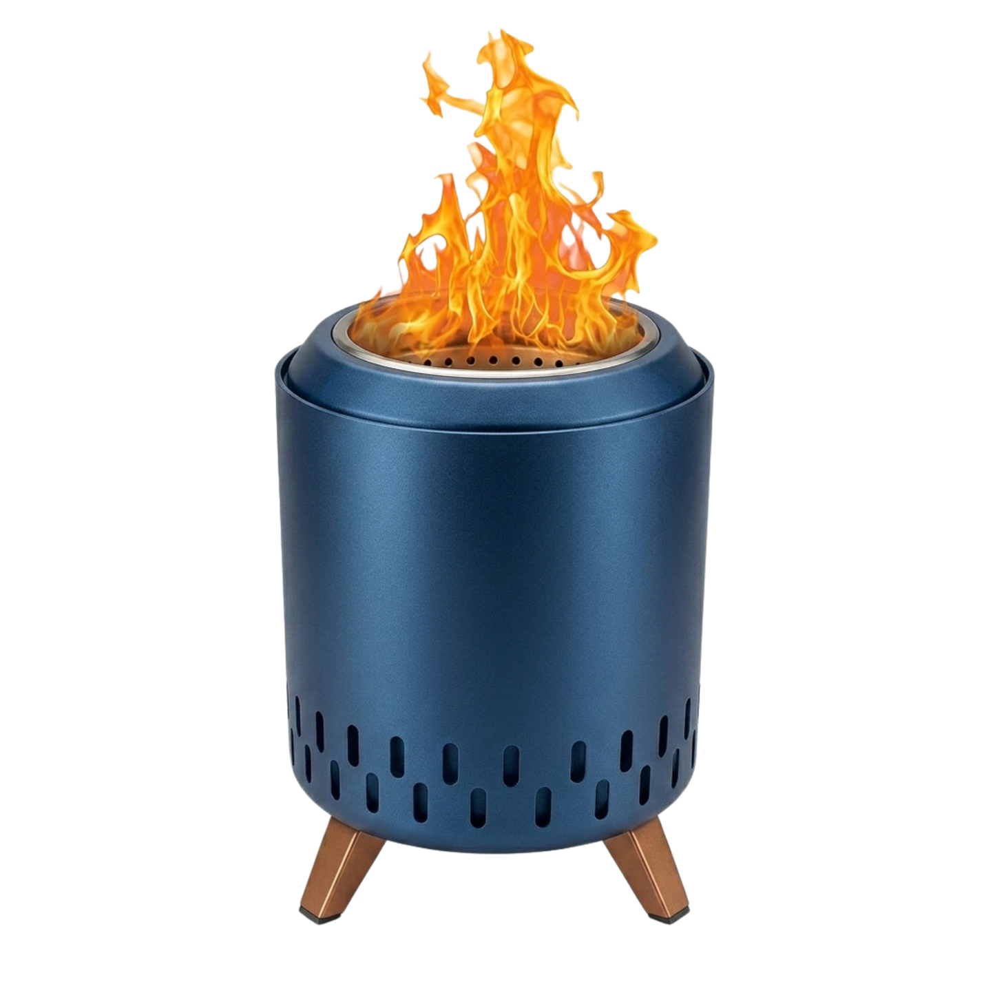 Stainless Steel Wood Pellet Burner – Smokeless Tabletop Fire Pit