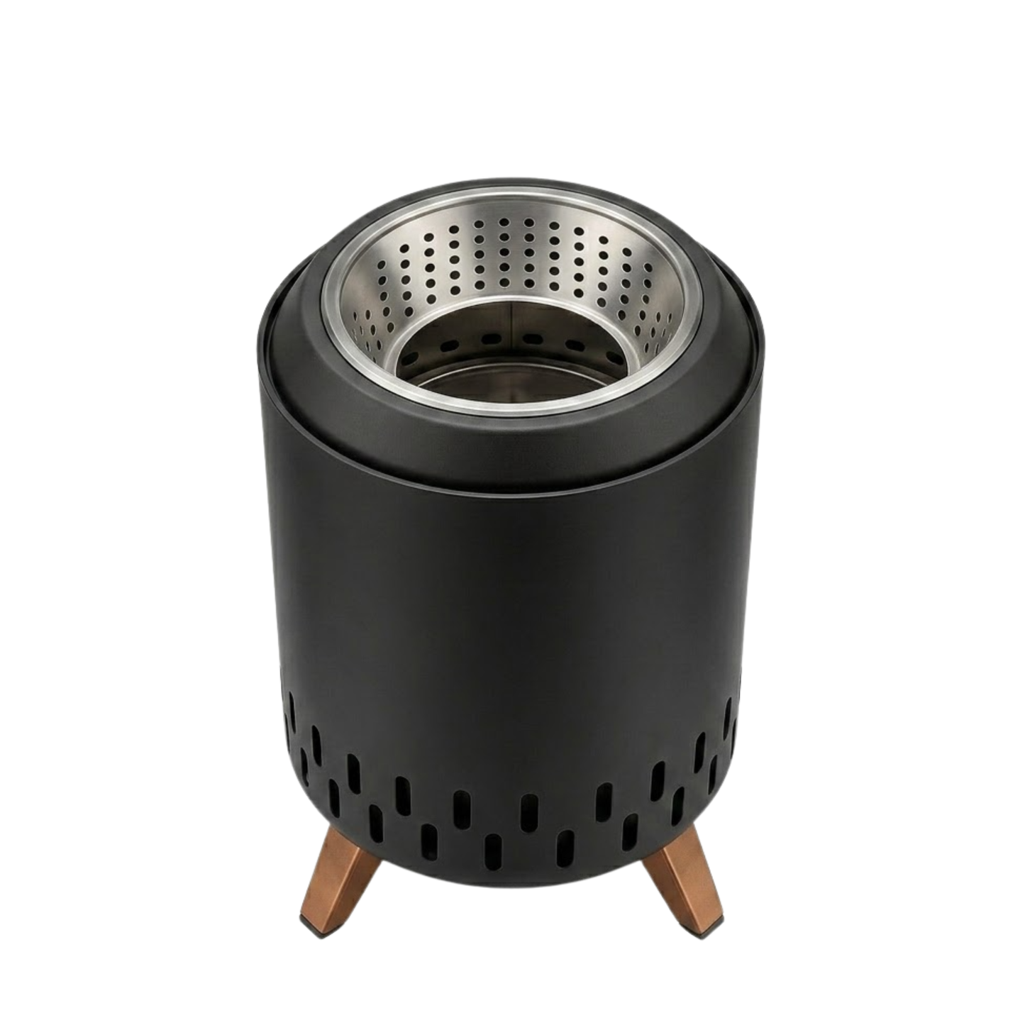 Stainless Steel Wood Pellet Burner – Smokeless Tabletop Fire Pit