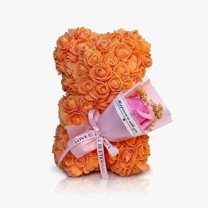 Charming Floral Bear for Home Decoration - Perfect Gift