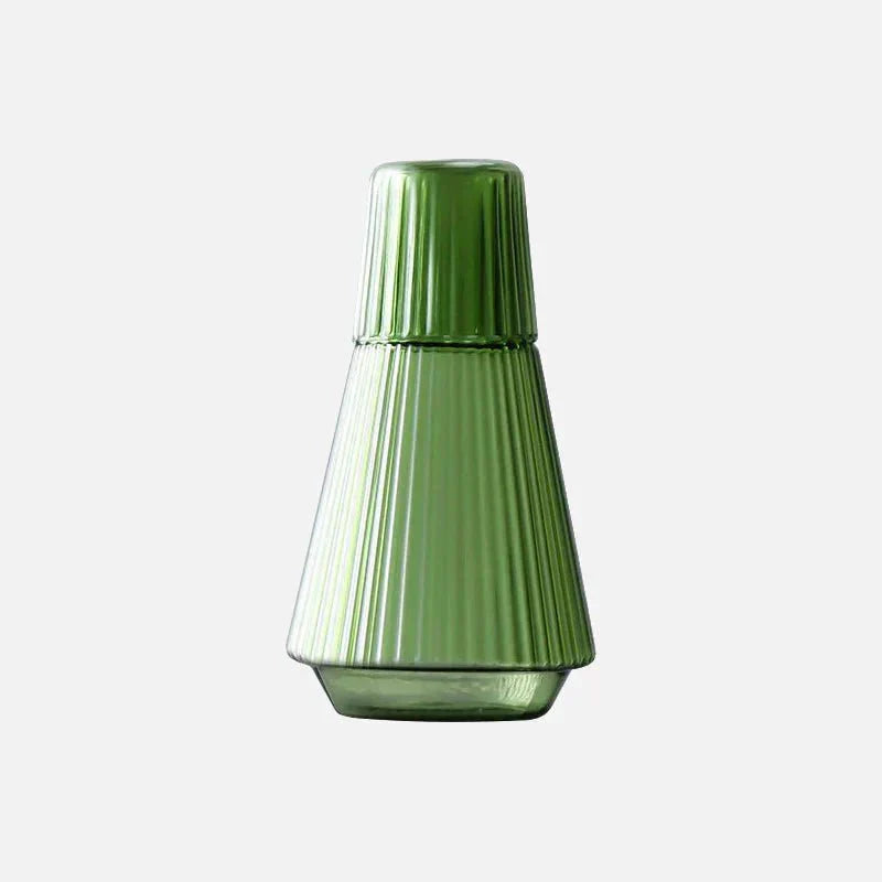 Chic Borosilicate Glass Carafe and Tumbler Set