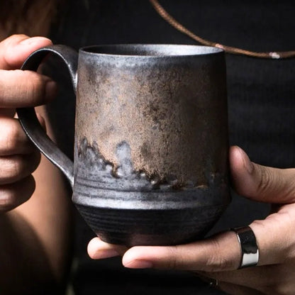 Elegant Heritage Ceramic Mug Set for Cozy Moments