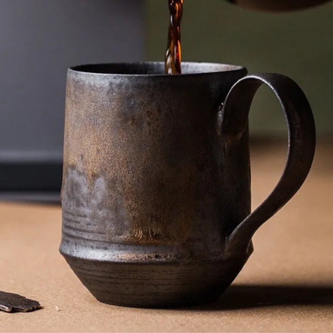 Elegant Heritage Ceramic Mug Set for Cozy Moments