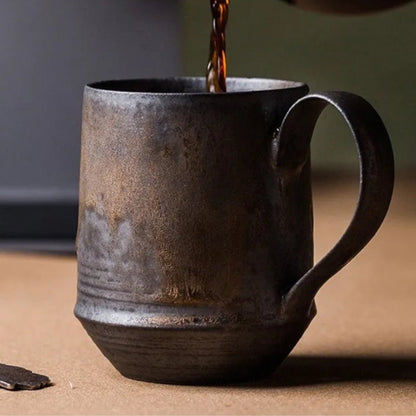 Elegant Heritage Ceramic Mug Set for Cozy Moments