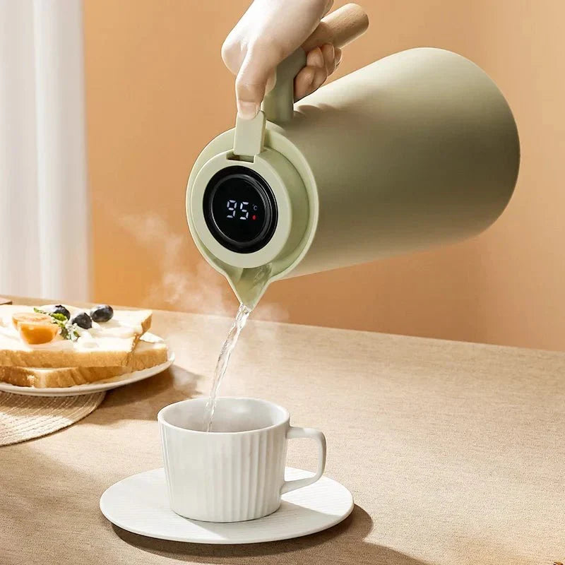Elegant Insulated Carafe with LED Temperature Display