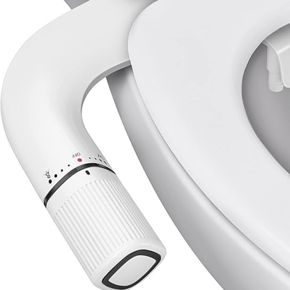 Bidet Toilet Attachment with Two Nozzles and Manual Water Control