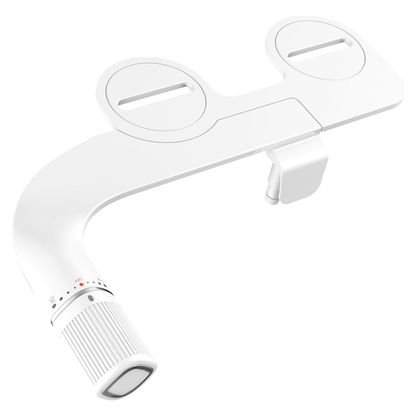 Bidet Toilet Attachment with Two Nozzles and Manual Water Control