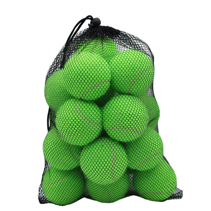20-Pack of Training Tennis Balls with 2.58-Inch Diameter and Carry Bag