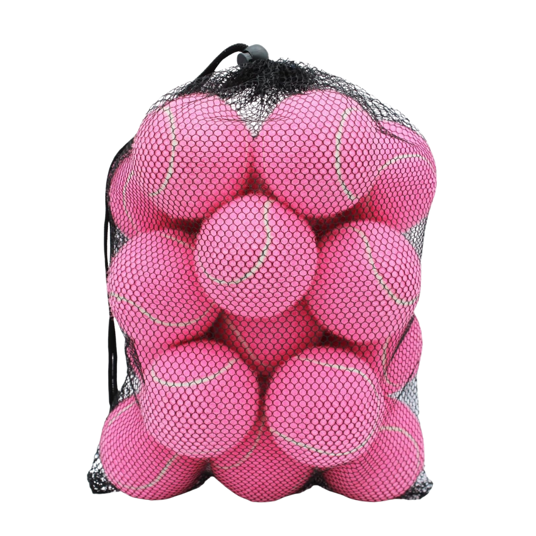 20-Pack of Training Tennis Balls with 2.58-Inch Diameter and Carry Bag