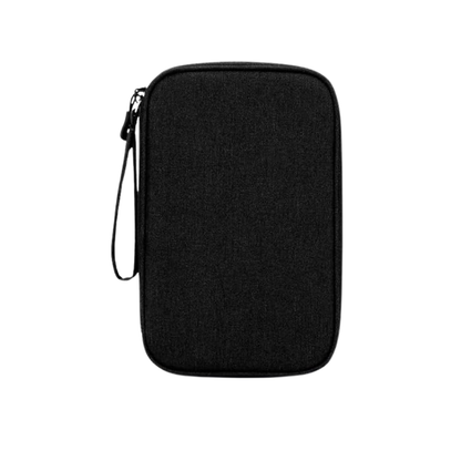 Water-Resistant Double Layer Travel Pouch for Cable Organization