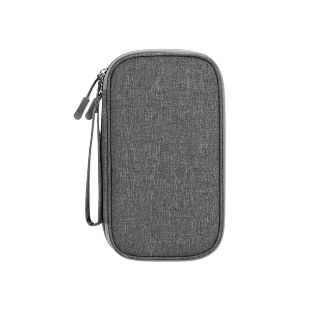 Water-Resistant Double Layer Travel Pouch for Cable Organization