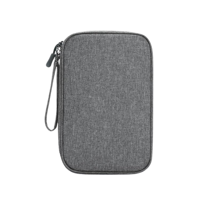 Water-Resistant Double Layer Travel Pouch for Cable Organization