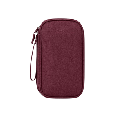 Water-Resistant Double Layer Travel Pouch for Cable Organization